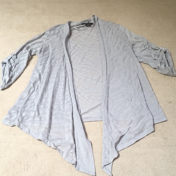 INC International Concepts Sweaters - INC International Concepts grey zebra cardigan L INC International Concepts Sweaters - INC International Concepts grey zebra cardigan L